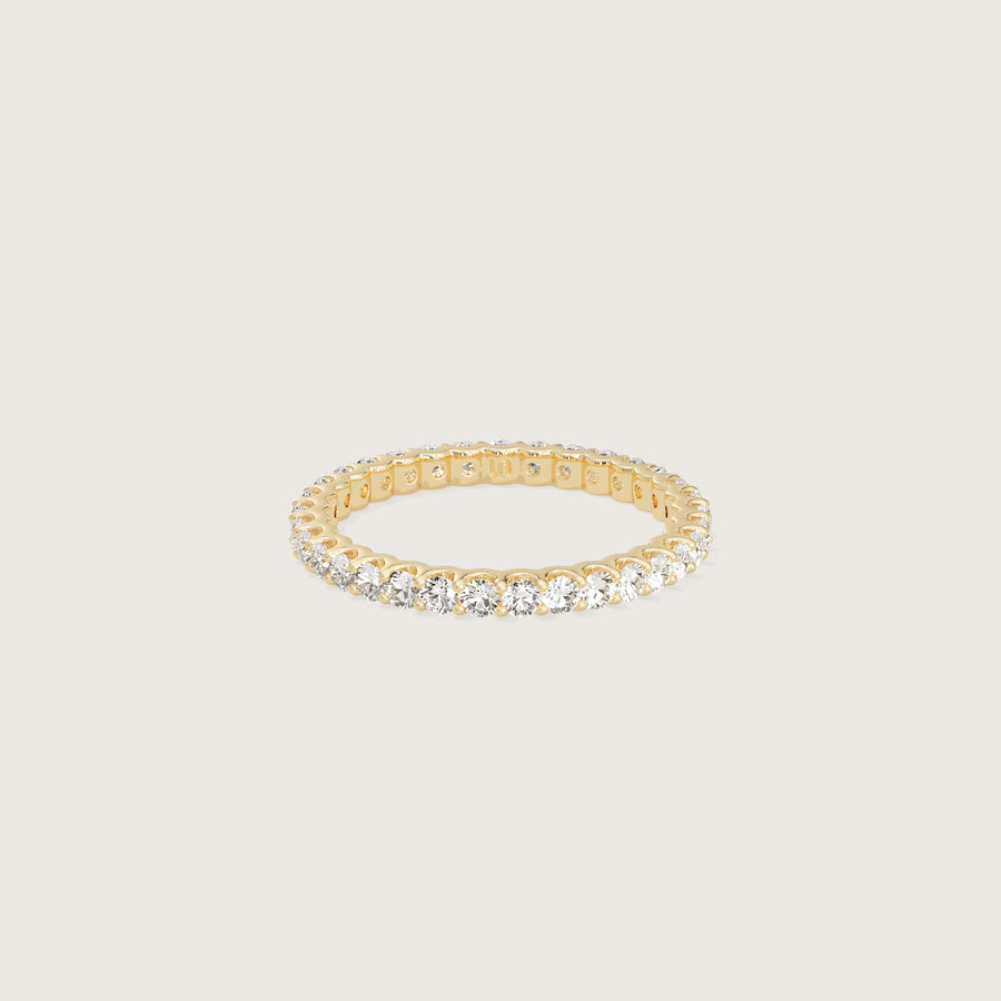 Arch Diamond Stacking Ring