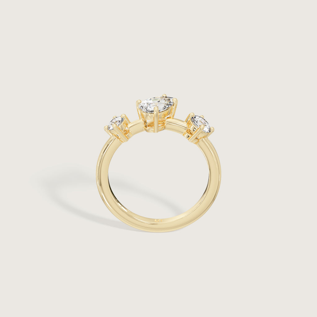 Angeld Pear Diamond Ring