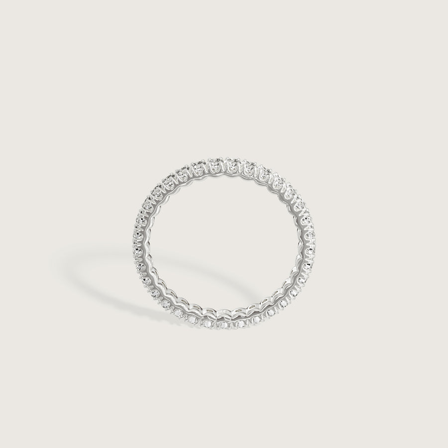 Tulip Diamond Stacking Ring