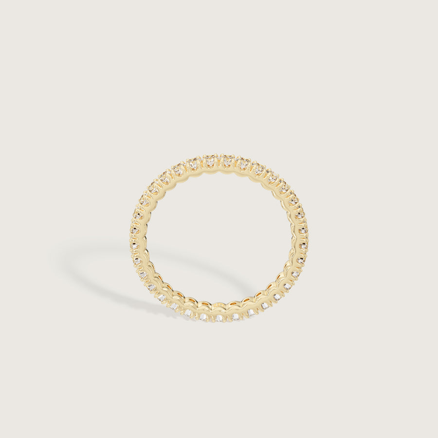 Tulip Diamond Stacking Ring